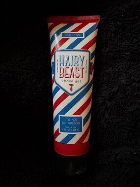 Hairy Beast Shave Gel Men 4 Fl Oz Vegan By Perfectly Posh USA-Made New Old Stock